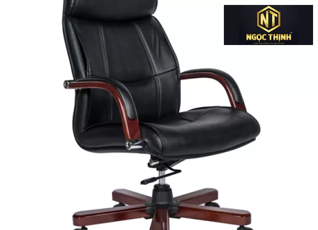 Ghế lãnh đạo cao cấp bọc da thật TQ33